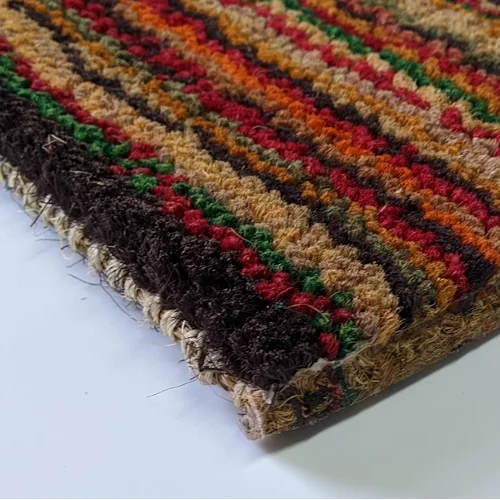 Gewebte Kokosmatte (Bunt) - Hochwertige Schmutzfangmatte von Matten24