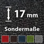 Farbige Kokosmatte 17 mm (Sondermaße)