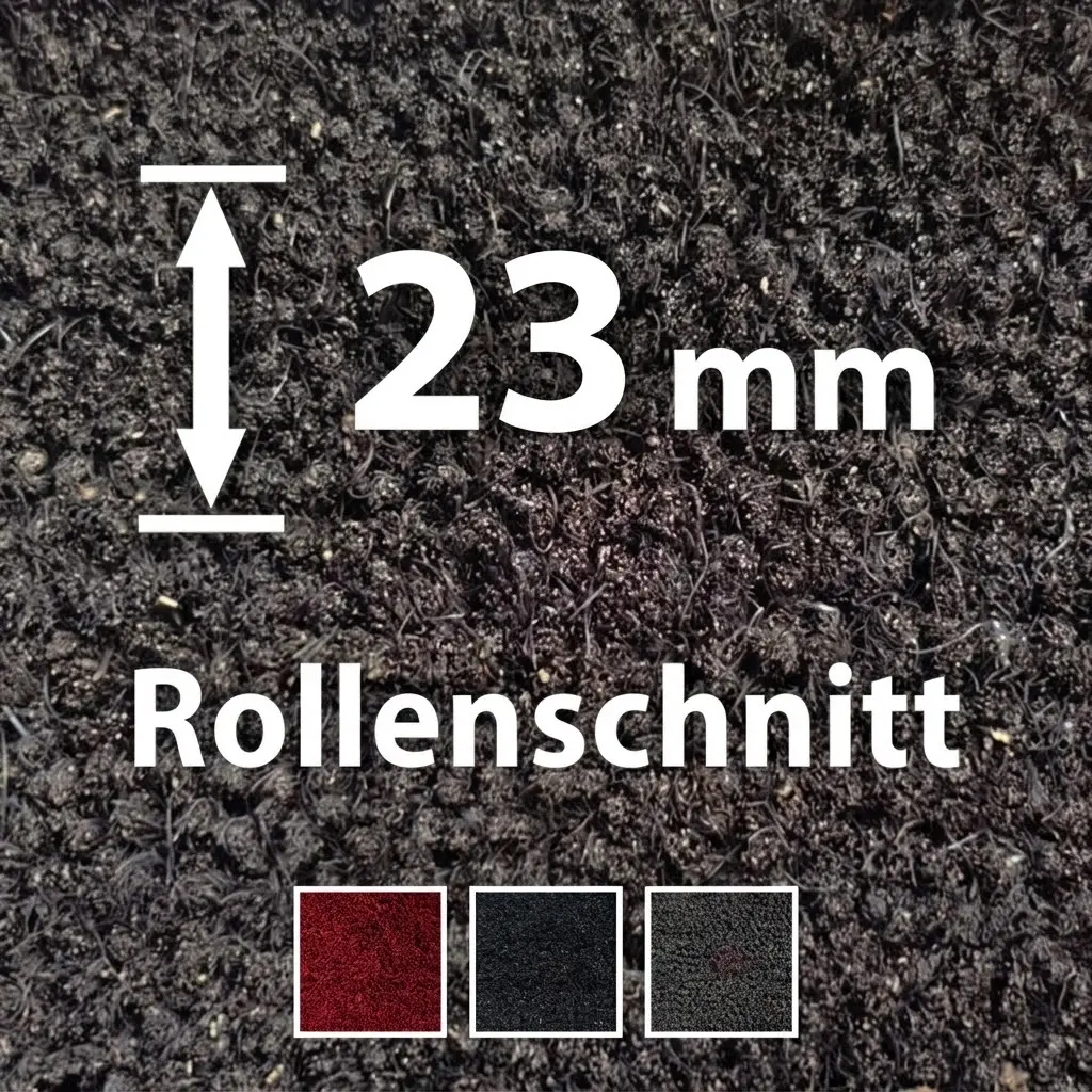 Farbige Kokosmatte 23 mm (Rollenschnitt)