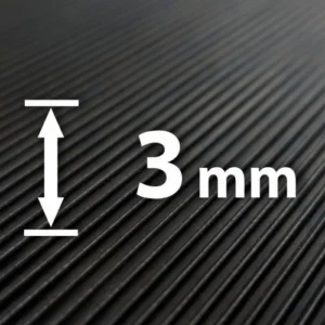 Feinriefenmatte 3mm - Hochwertige Schmutzfangmatte von Matten24