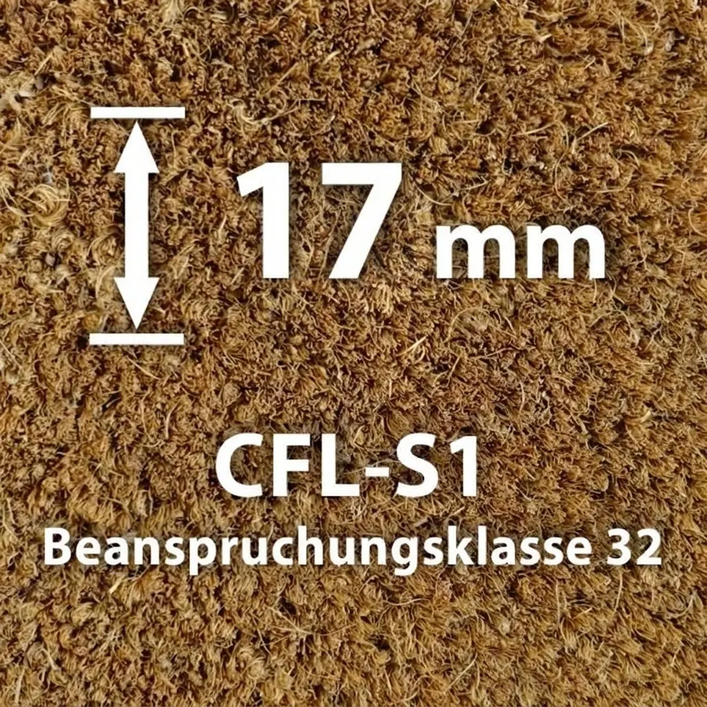 Premium Kokosmatte 17 mm